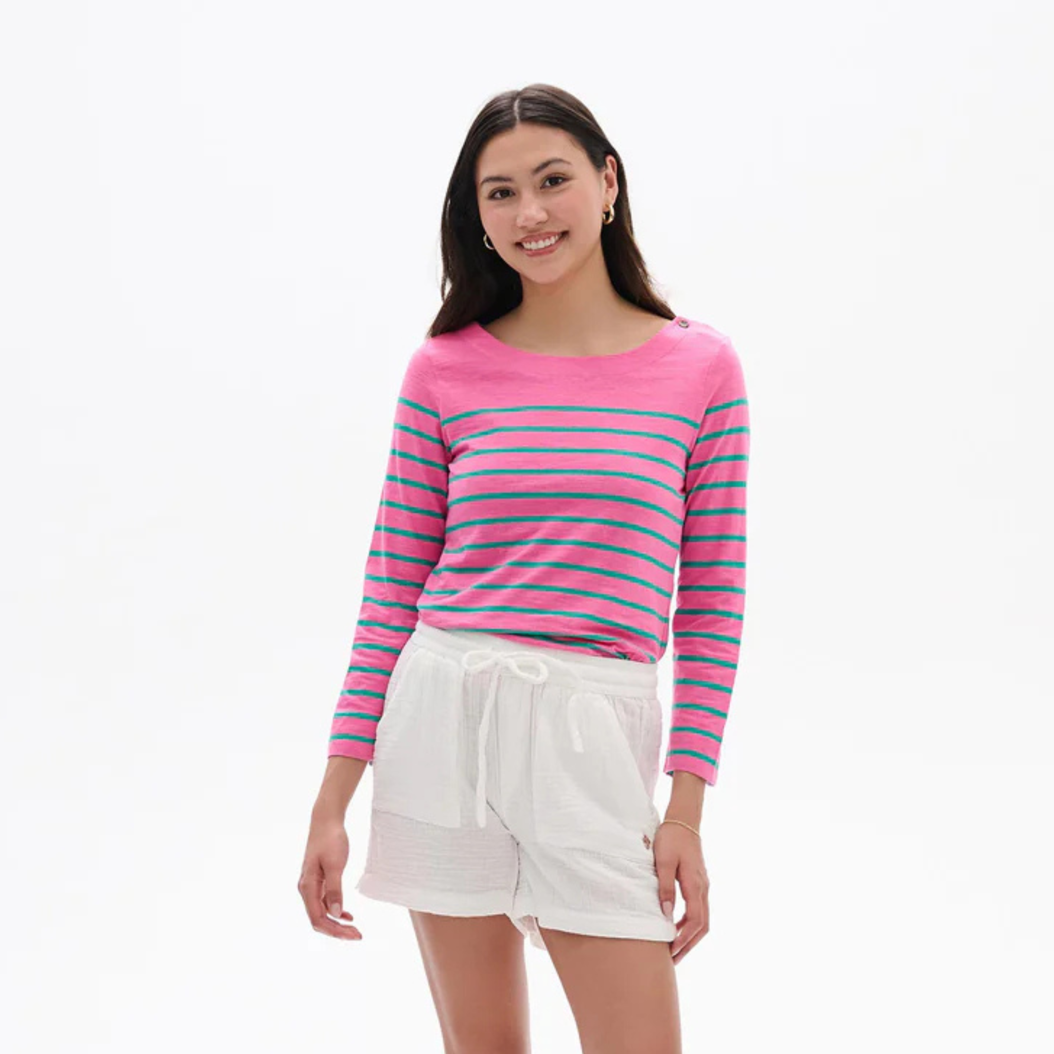 CHANTAIL BRETON HATLEY FEMME RAYURES MELON D'EAU S26CAL1718 MAHEU GO SPORT DEVANT MANNEQUIN
