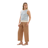 DÉBARDEUR HATLEY TRICOT FEMME KATE RAYURES S26CAL1908 MAHEU GO SPORT MANNEQUIN PLEIN PIED