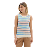 DÉBARDEUR HATLEY TRICOT FEMME KATE RAYURES S26CAL1908 MAHEU GO SPORT MANNEQUIN DEVANT