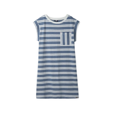 ROBE T-SHIRT HATLEY FEMME HORIZONS BLEUS S26DSL1870 MAHEU GO SPORT DEVANT