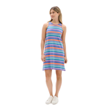 ROBE SANS MANCHES FEMME HATLEY BELLA RAYURES HAVANAISES S26HSL1287 MAHEU GO SPORT MANNEQUIN DEVANT PLEIN PIED