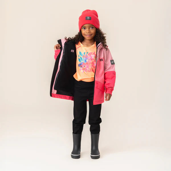 TUQUE EN TRICOT ENFANT, ROSE