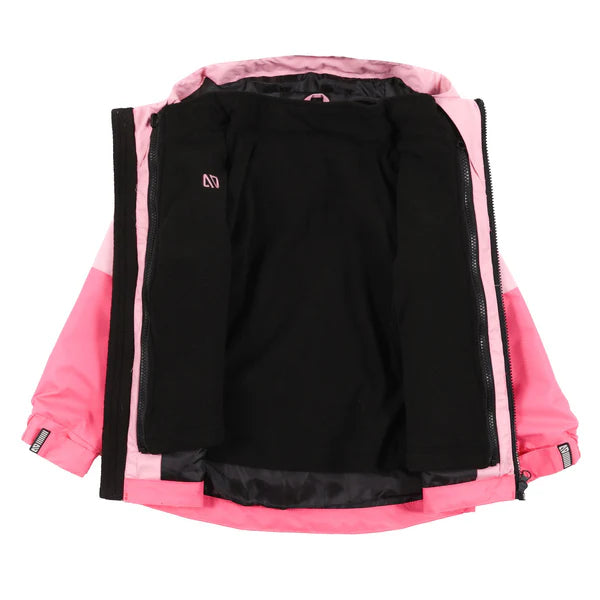 MANTEAU 3 EN 1 MI-SAISON FILLE, CLAIRE 5 ET 6 ANS