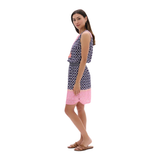 ROBE SANS MANCHES FEMME HATLEY CHLOE MÉDAILLONS BLEU MARINE S26MNL1643 MAHEU GO SPORT MANNEQUIN CÔTÉ PLEIN PIED