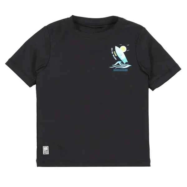 T-SHIRT MAILLOT POUR ENFANT, NOIR (4 À 7 ANS)