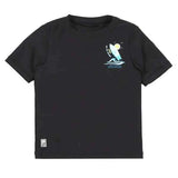 T-SHIRT MAILLOT POUR ENFANT, NOIR (4 À 7 ANS)