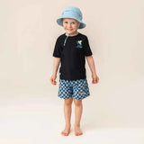 T-SHIRT MAILLOT POUR ENFANT, NOIR (4 À 7 ANS)