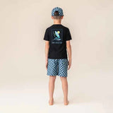 T-SHIRT MAILLOT POUR ENFANT, NOIR (4 À 7 ANS)