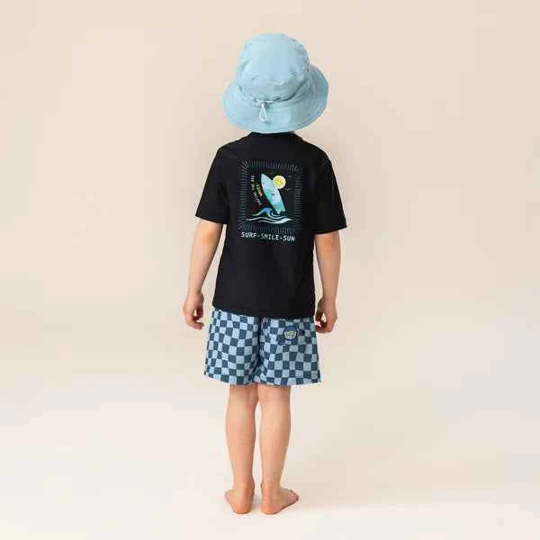 T-SHIRT MAILLOT POUR ENFANT, NOIR (4 À 7 ANS)