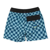 SHORT MAILLOT POUR ENFANT, CARREAUX SARCELLE (4 À 12 ANS)