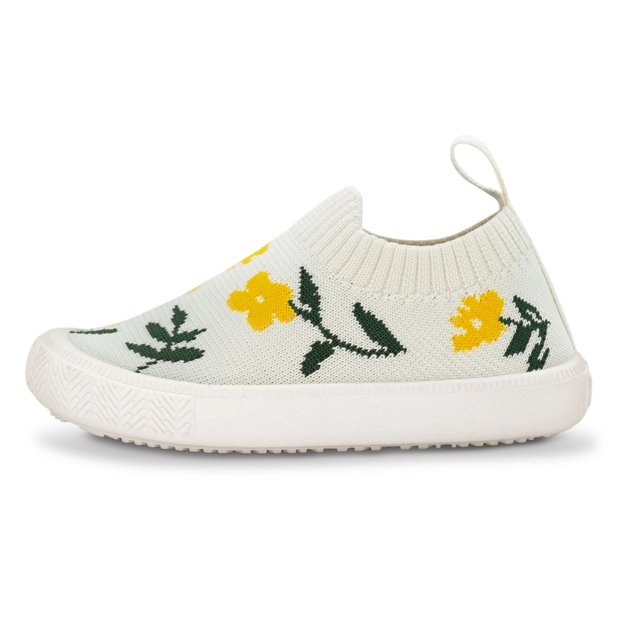 CHAUSSURES A ENFILER ENFANT SLIP ON FLEUR JAUNE SKG YFL MAHEU GO SPORT CÔTÉ