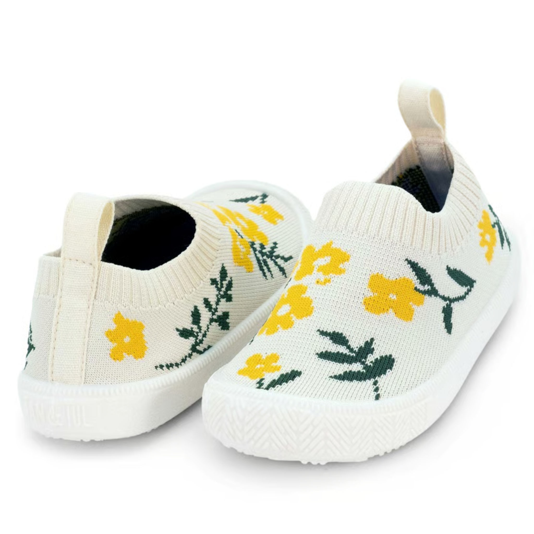 CHAUSSURES A ENFILER ENFANT SLIP ON FLEUR JAUNE SKG YFL MAHEU GO SPORT PAIRE