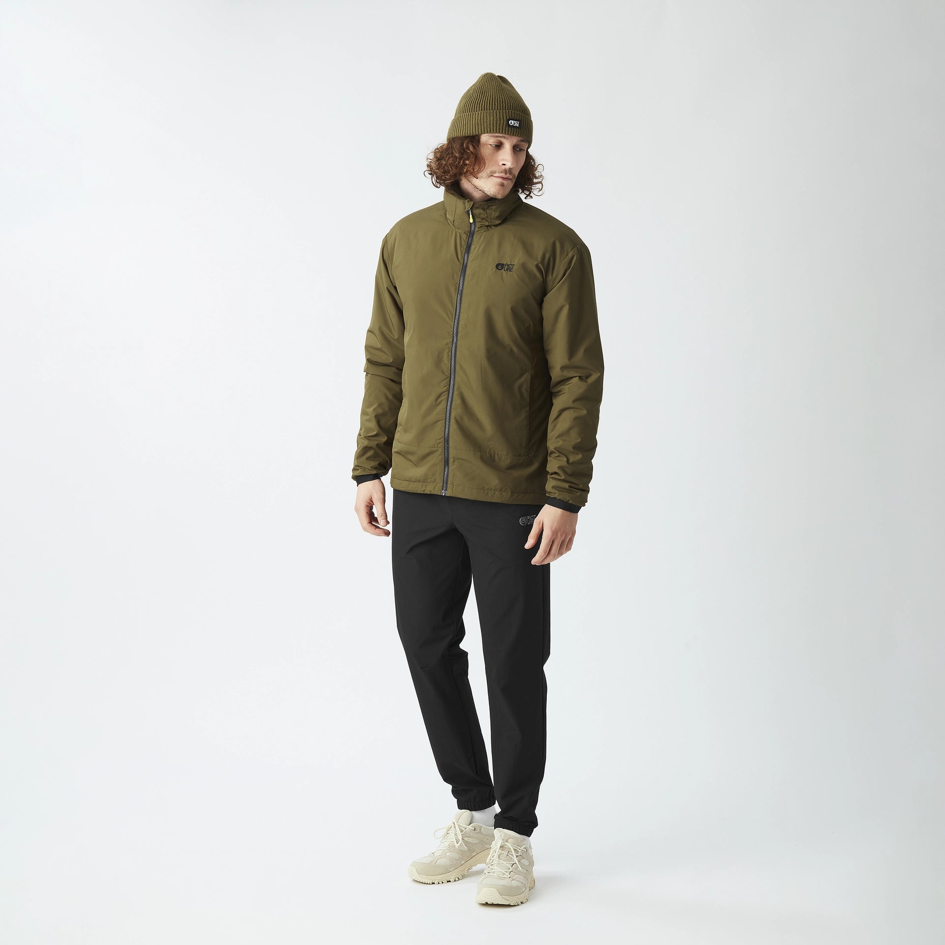 MANTEAU HYBRID HOMME LANIN TOBACCO SMT0160 PICTURE ORGANIC MAHEU GO SPORT DEVANT MANNEQUIN