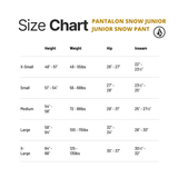 PANTALON SNOW ISOLÉ - JUNIOR - CHAOS NOIR