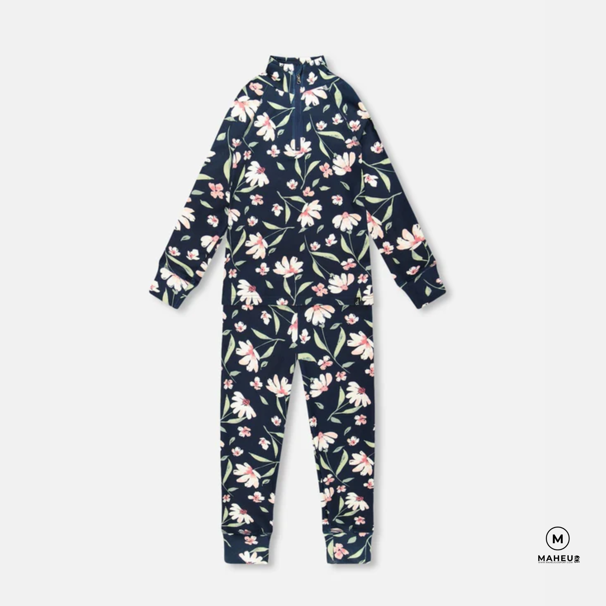 ENSEMBLE SOUS-VETEMENTS FILLE FLEURS (7 À 10 ans) - Maheu Go Sport