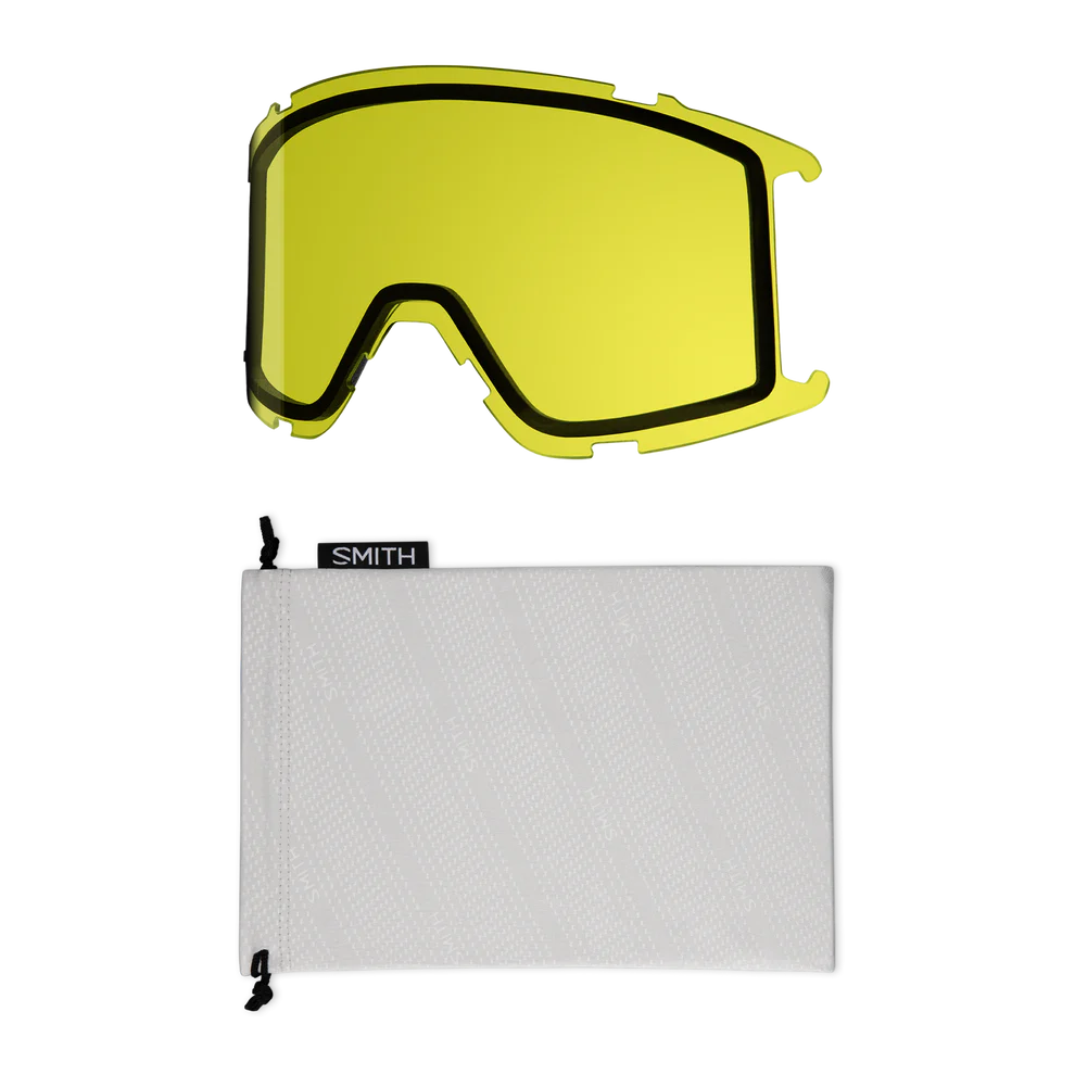 LUNETTE SKI SNOW ADULTE JUNIOR SQUAD S BLACK MARBLE M00764 SMITH MAHEU GO SPORT LENTILLE DE REMPLACEMENT JAUNE