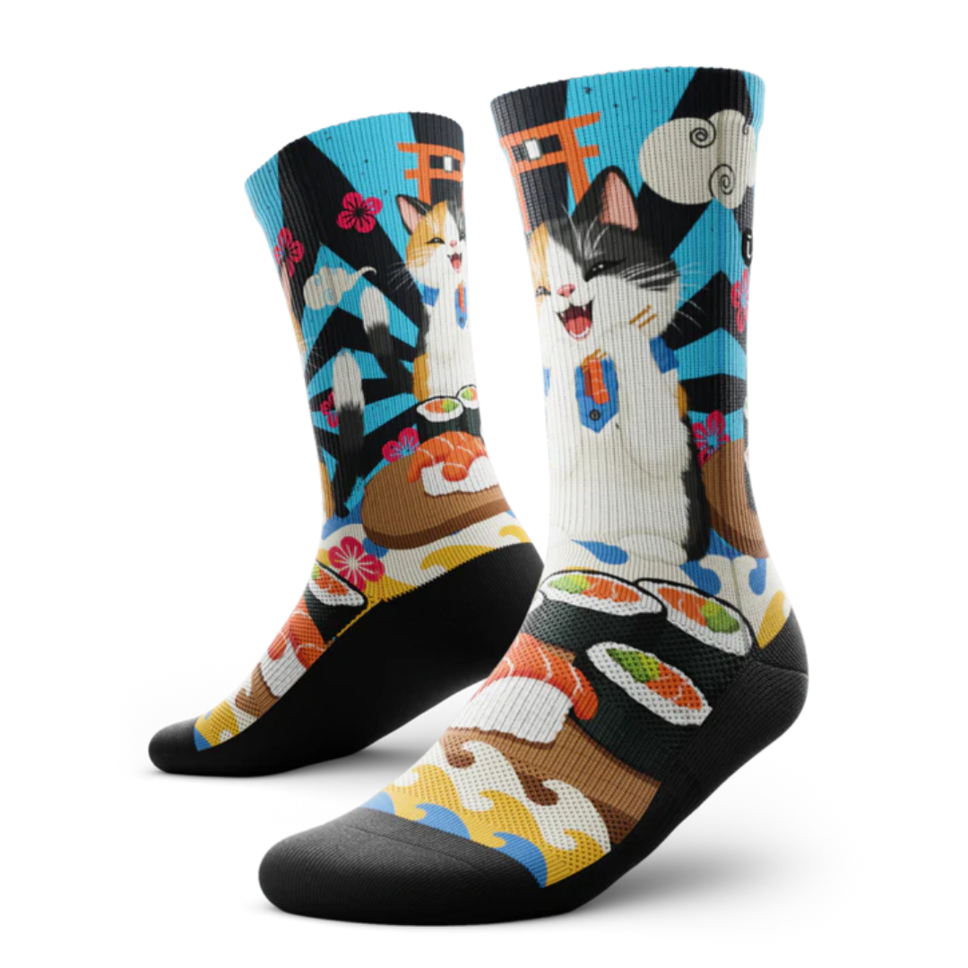 CHAUSSETTES ADULTE SUSHI PURFFECTION OUTWAY MAHEU GO SPORT PAIRE PIED