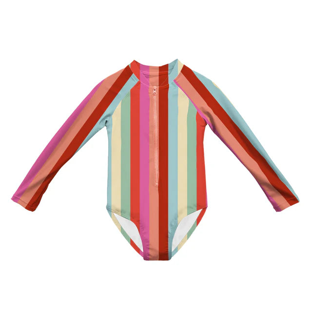 MAILLOT UNE PIÈCE HEADSTER KIDS FILLE VERTICAL DELIGHT SWLSSP2609 MAHEU GO SPORT DEVANT