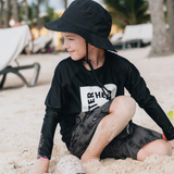 RASHGUARD HEADSTER KIDS ENFANT OFFSHORE NOIR SWRGSP2471 MAHEU GO SPORT MANNEQUIN