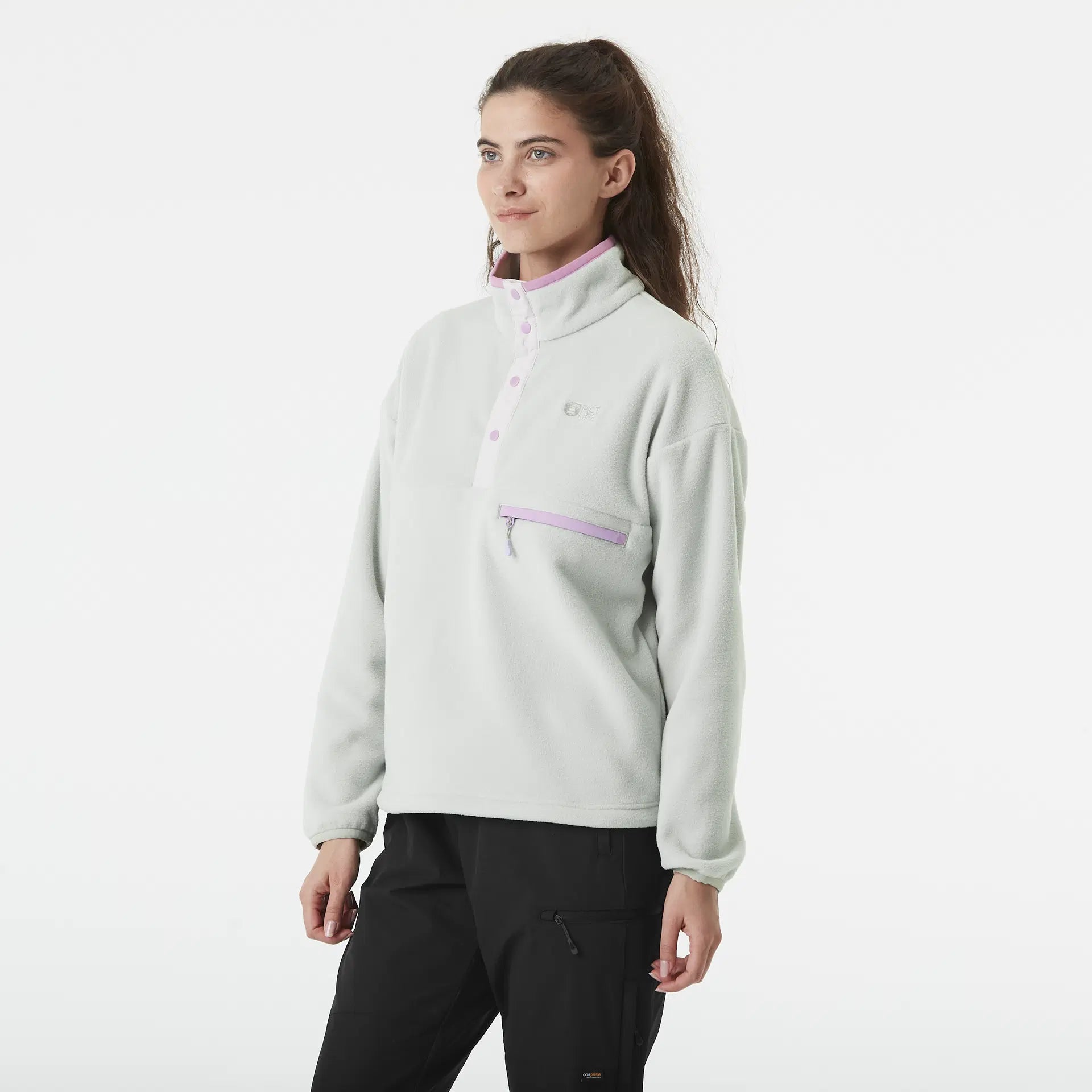 POLAR FEMME ARCCA 1/4 CLOUDY BLUE SWT0174 PICTURE MAHEU GO SPORT DEVANT MANNEQUIN