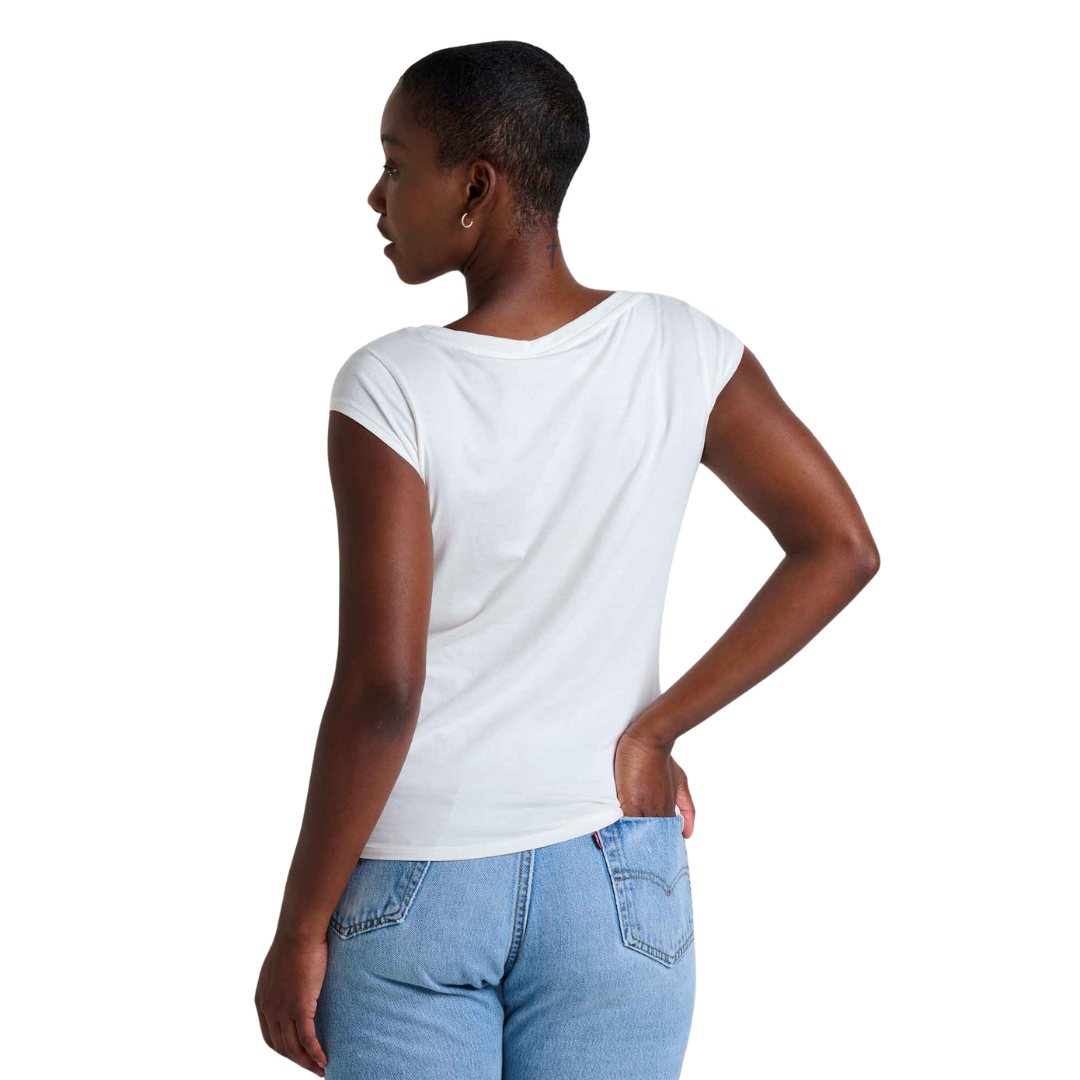 T-SHIRT POUR FEMME, ANZA EGRET - Maheu Go Sport