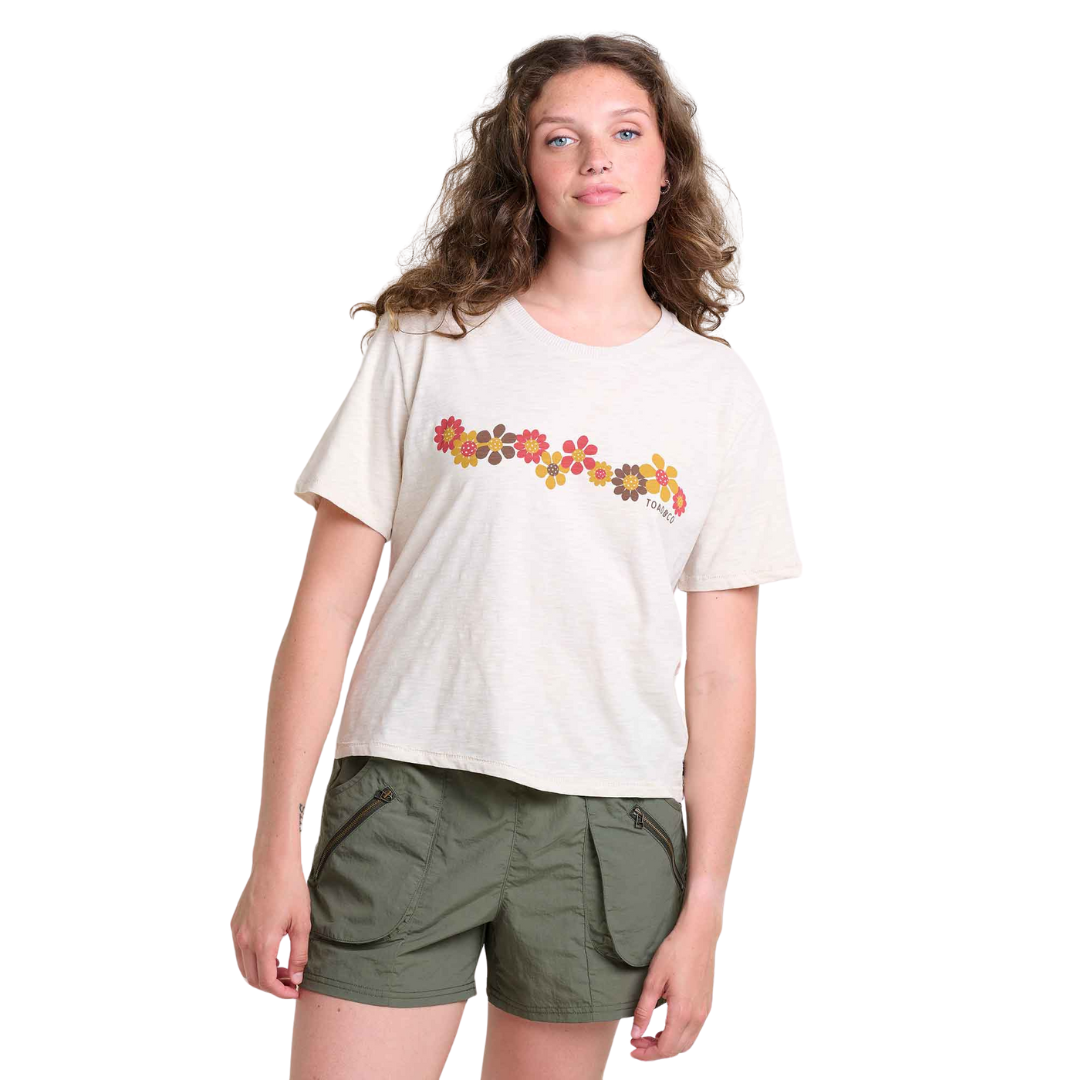 T-SHIRT FEMME BOUNDLESS SALT FLOWERS T1002401 165 TOAD AND CO MAHEU GO SPORT DEVANT