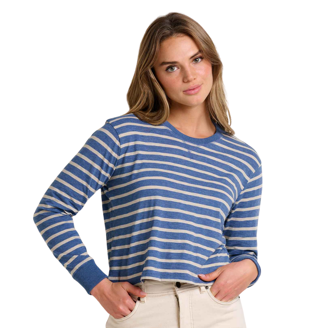 HAUT À MANCHES LONGUES FEMME BOUNDLESS KYANITE T1241402 TOAD CO MAHEU GO SPORT DEVANT