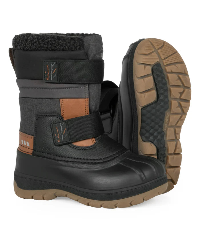 BOTTES HIVER JUNIOR TAFFY NOIR 11 À 6 A8393 J10 ACTON MAHEU GO SPORT PAIRE