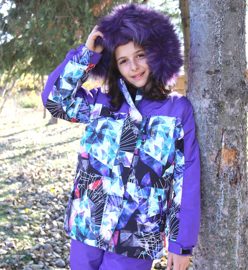 CHILDREN'S WINTER CLOTHING, TAKLA MAUVE (4 TO 6 YEARS)