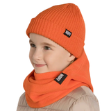 CHILDREN'S HOODIE, TANGERINE