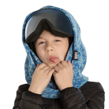 CAPUCHE ET SURCAPUCHE POUR ENFANT, TATTOO BLEUE