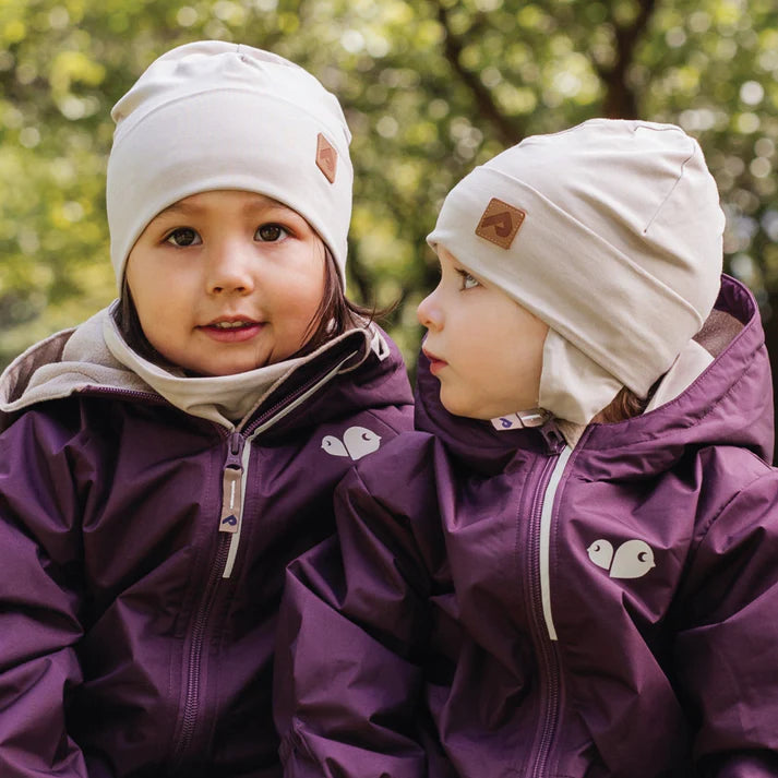 TUQUE À OREILLES MI-SAISON ENFANT, LATTÉ - Maheu Go Sport