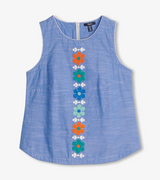 CAMISOLE POUR FEMME, TESSA CHAMBRAY