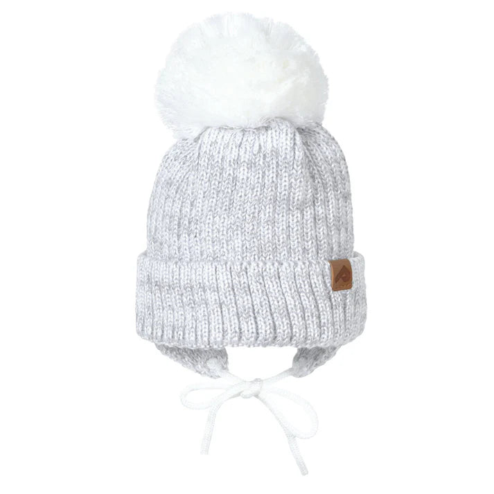 TUQUE OREILLES ENFANT BLANC 0 à 12 ans TH1524C PERLIMPINPIN MAHEU GO SPORT DEVANT