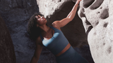 SOUTIEN-GORGE SPORT FEMME JAIDA GRIS GRANIT NF0A8GXX 0U3 NORTH FACE MAHEU GO SPORT MANNEQUIN ESCALADE