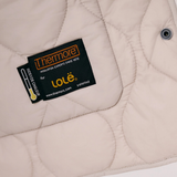 MANTEAU ISOLÉ FEMME, THE SHACKET BEIGE ARGENTÉ