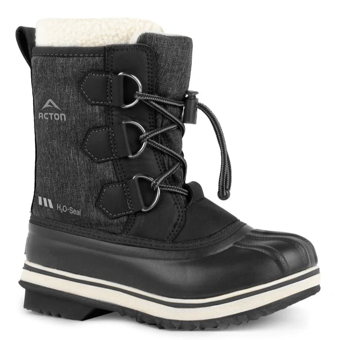 BOTTES HIVER JUNIOR TOM NOIR A8381 J11 ACTON MAHEU GO SPORT ANGLE