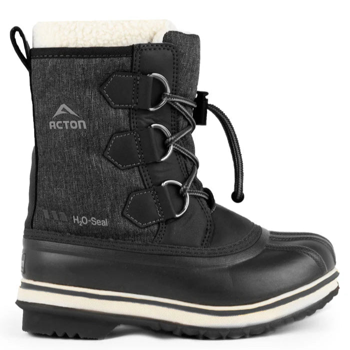BOTTES HIVER JUNIOR TOM NOIR A8381 J11 ACTON MAHEU GO SPORT CÔTÉ