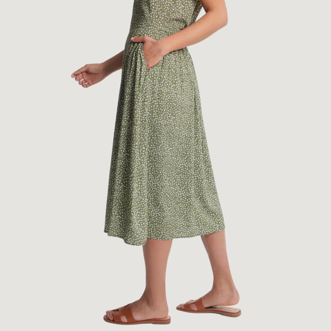 JUPE POUR FEMME, CATE FLORA OLIVINE - Maheu Go Sport