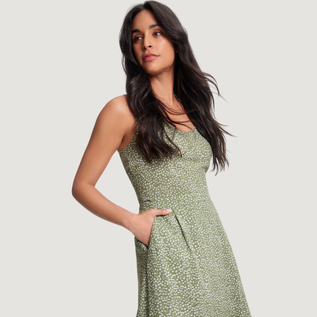 JUPE POUR FEMME CATE FLORA OLIVINE TPK15518 0599 FIG CLOTHING MAHEU GO SPORT