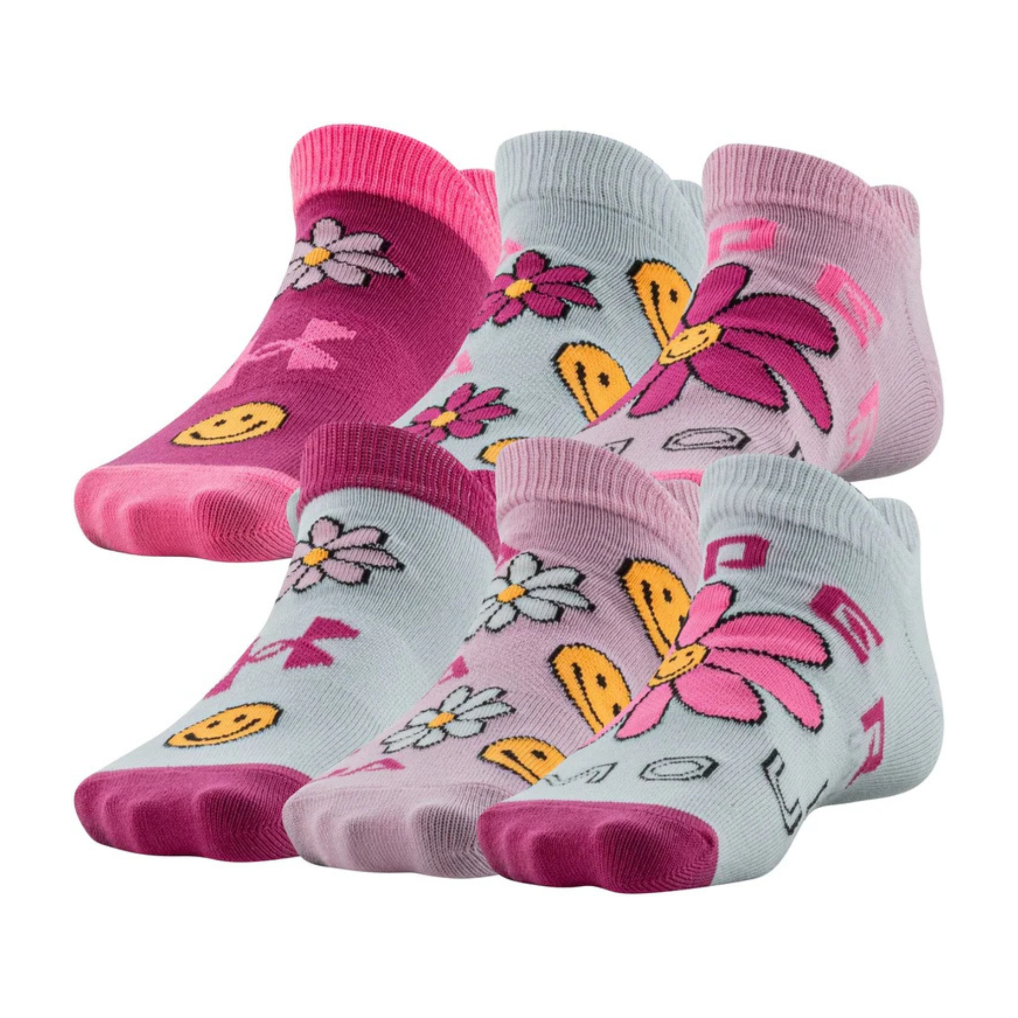 CHAUSSETTES SPORT POUR FILLE ESSENTIAL BLANC & ROSE U0221C6 MAHEU GO SPORT