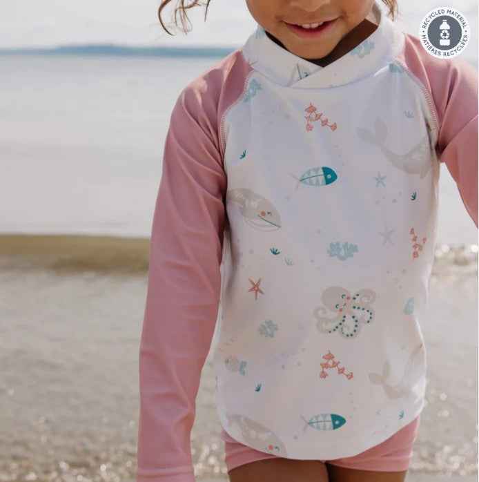 RASHGUARD POUR TOUTS-PETITS, BALEINES