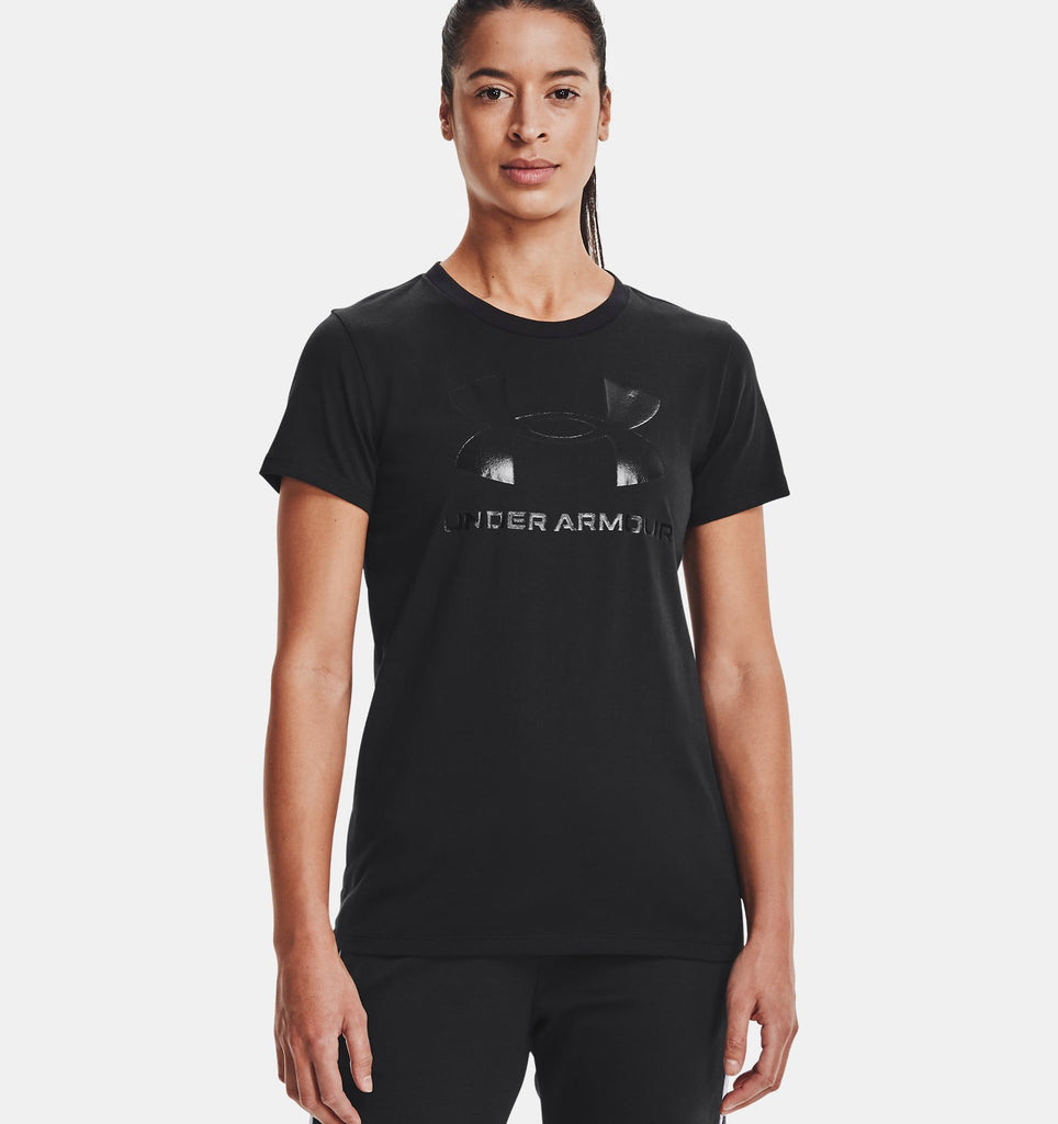 t-shirt-sportstyle-noir-femme-under-armour-MAHEU-GO-SPORT-01
