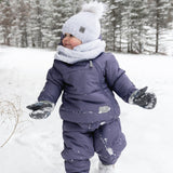 HABIT DE NEIGE MAUVE FILLE PERLIMPINPIN, 3M - 6M