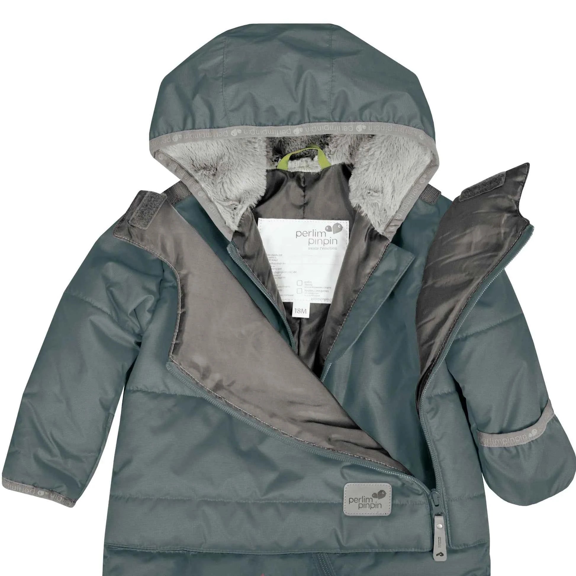 HABIT D'HIVER POUR BÉBÉ, CHARCOAL