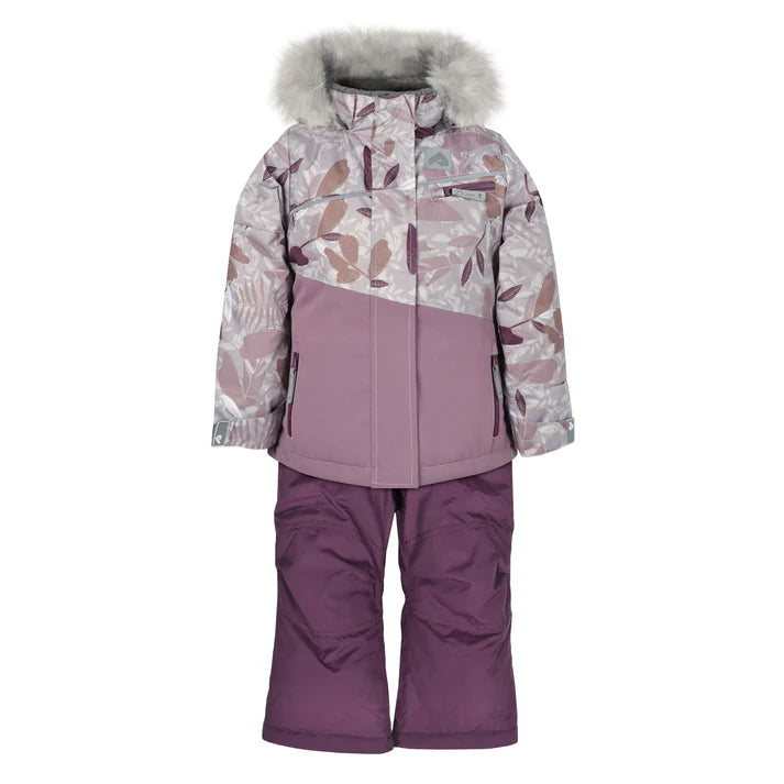 HABIT HIVER 2 PIÈCES FILLE FEUILLES 5 À 6X ANS VH302 C PERLIMPINPIN MAHEU GO SPORT DEVANT