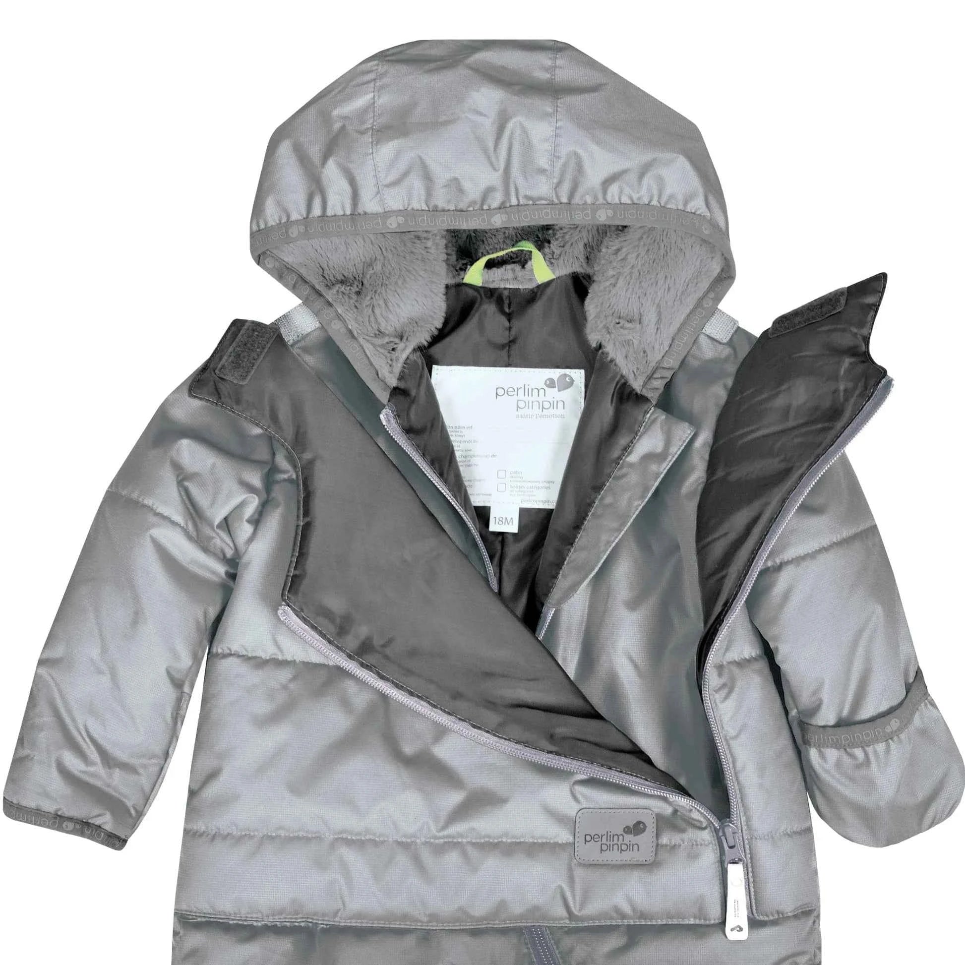 HABIT D'HIVER POUR BÉBÉ, GRIS