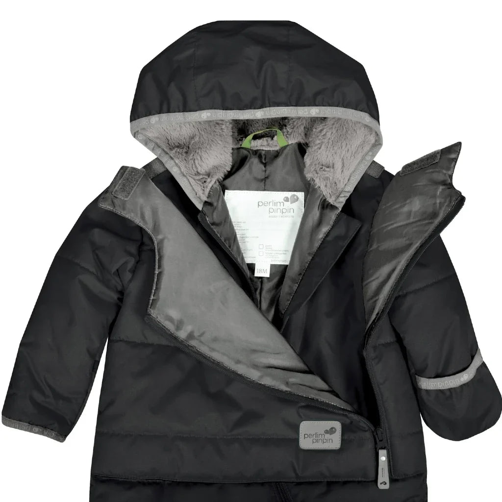 HABIT D'HIVER POUR BÉBÉ, NOIR 3 MOIS & 9 MOIS