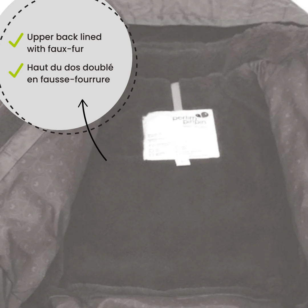 HABIT D'HIVER 2 PIÈCES POUR GARÇON, NOIR, GRIS & GRENAT (7 À 10 ANS) - Maheu Go Sport