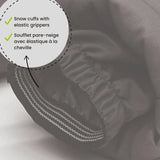 HABIT D'HIVER 2 PIÈCES POUR GARÇON, NOIR, GRIS & GRENAT (7 À 10 ANS) - Maheu Go Sport